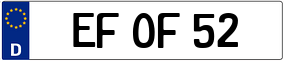 Truck License Plate